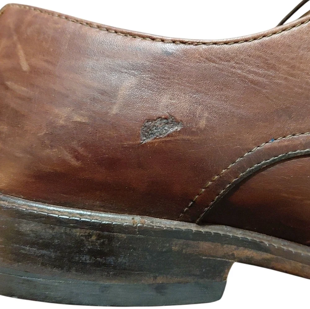 Birkenstock Brown Leather Oxfords Men's Brown Lace Up Shoes Size 12